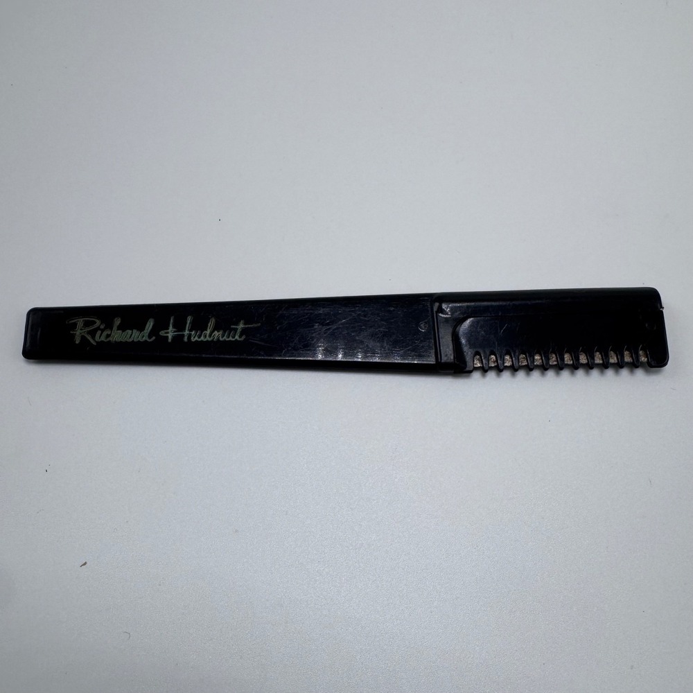 Vintage Richard Hudnut Taperette Black‎ Razor Hair Taper Comb